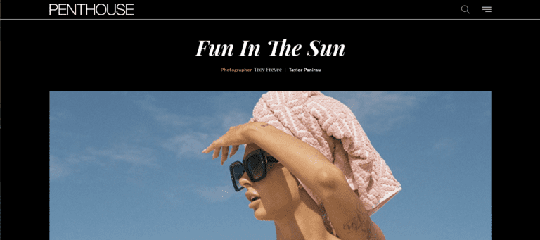 PENTHOUSE — Fun in the Sun