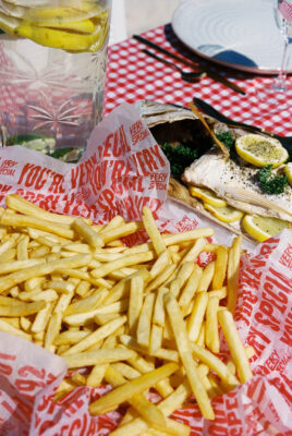 chips on table with something very special paper